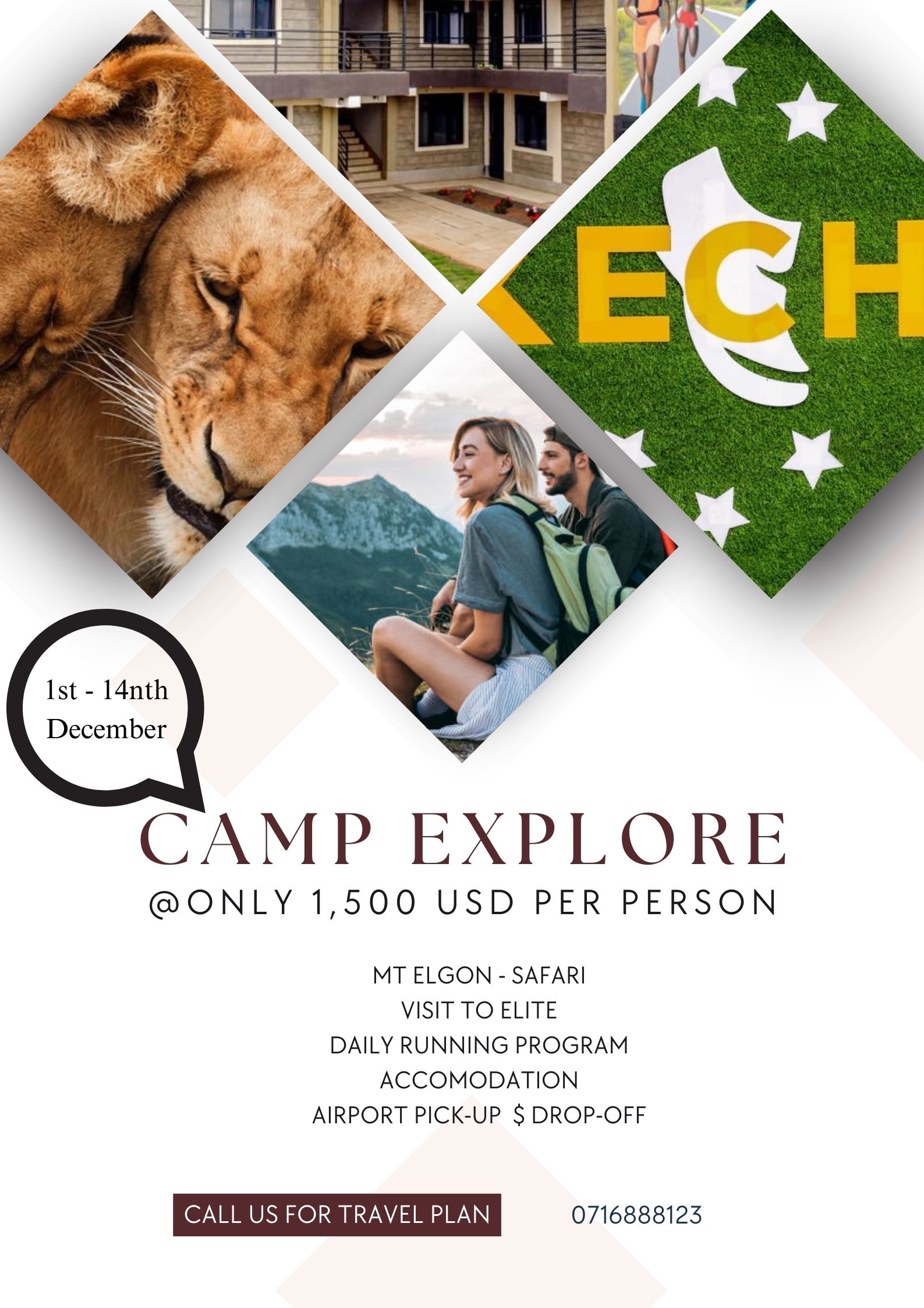 Kechei Running Camp Poster